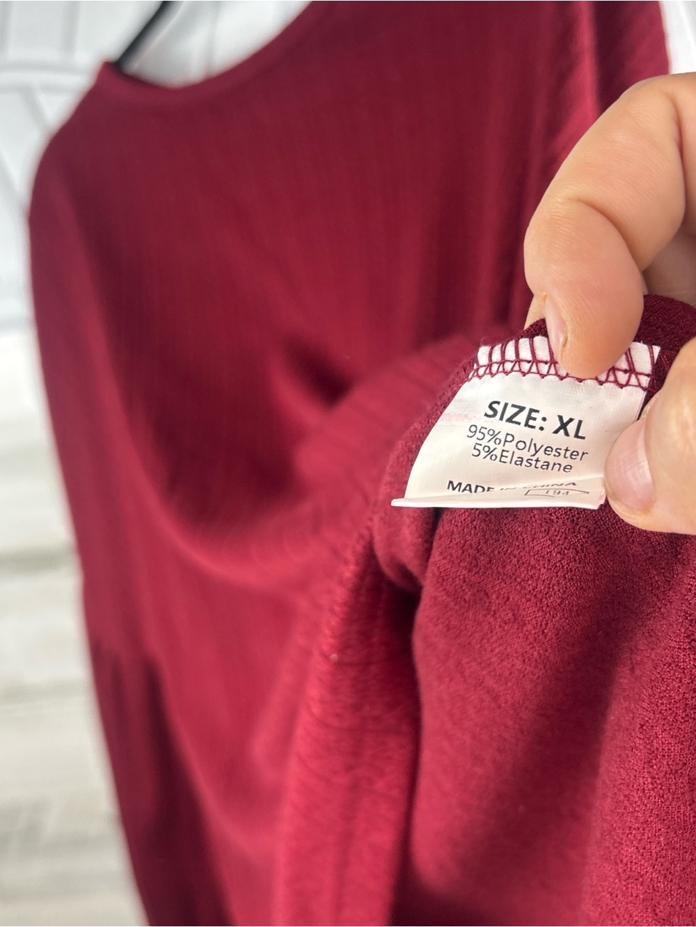 Others Follow Women's Sweater in Burgundy